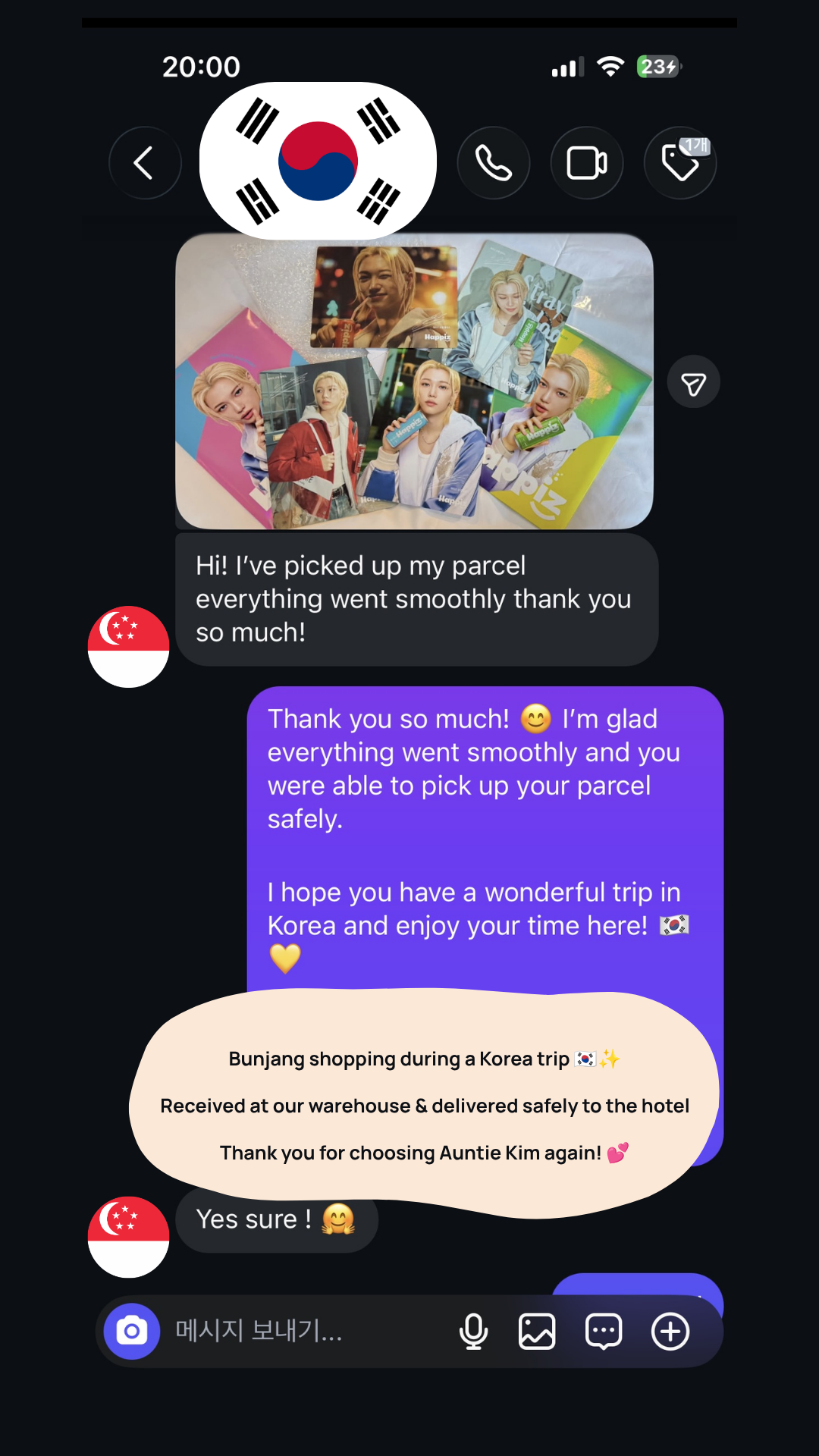 Bunjang Shopping & Hotel Delivery in Korea | Repeat Customer Review