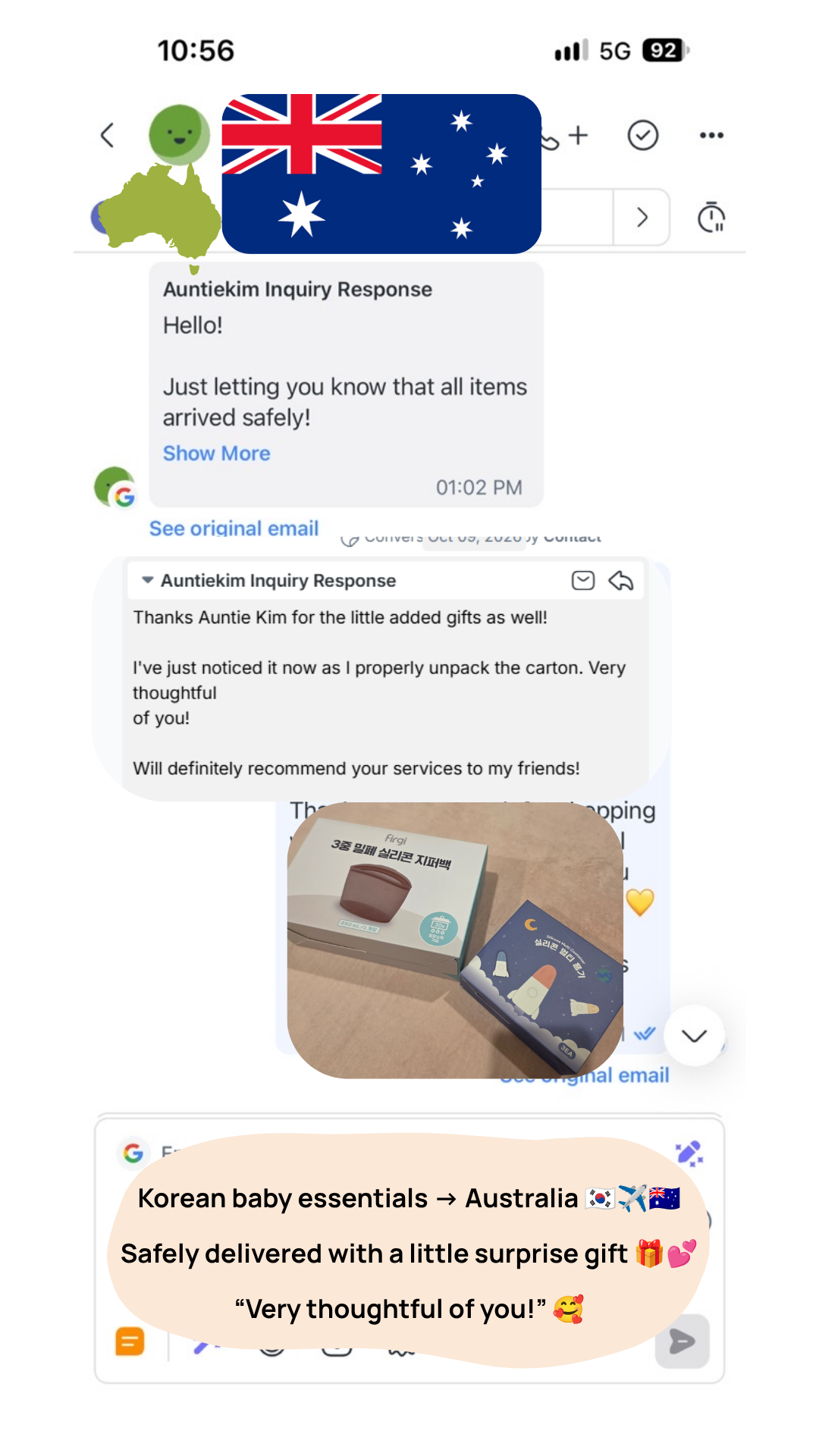 Korean Baby Products Delivered to Australia | Customer Review