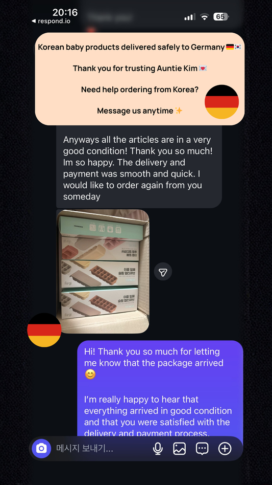 German Customer Review: Firgi Baby Food Storage Containers Delivered from Korea 🇩🇪🇰🇷