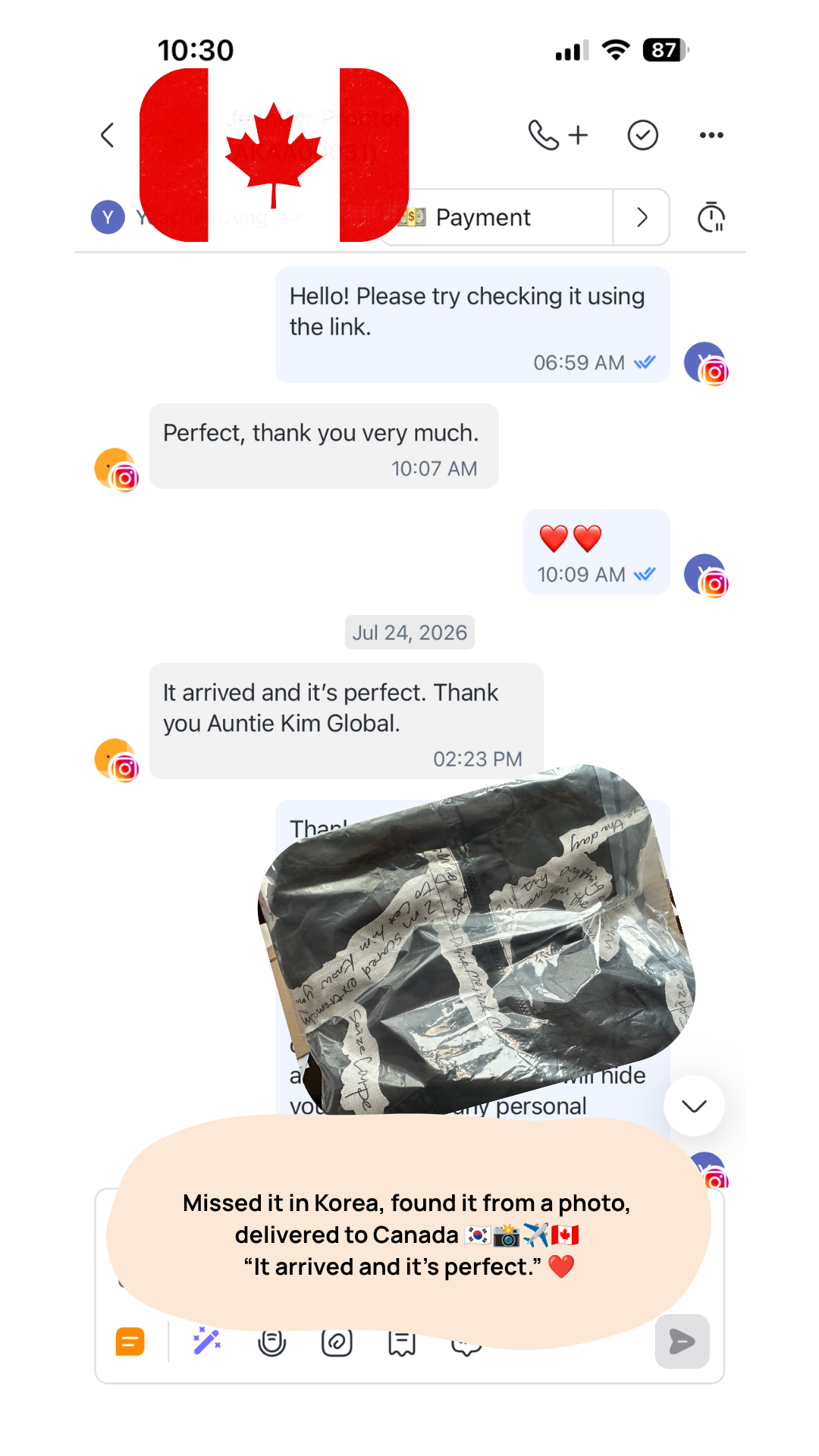 Korean Windbreaker Found and Delivered to Canada | Customer Review