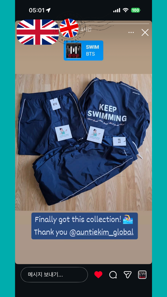 UK Customer Review: Sold-Out BTS SWIM Collection Successfully Delivered
