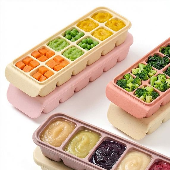 Firgi Double-Sealed Baby Food Freezer Tray | Made in Korea