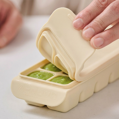 Firgi Double Airtight Baby Food Cube Set 1+1 2pcs – Silicone Freezer Tray | Auntie Kim
