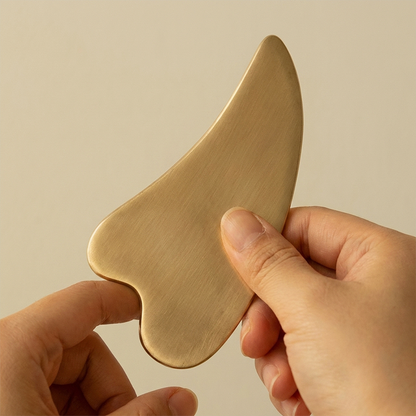 NOTDAM Bronzeware Heart Gua Sha – Traditional Massage Tool | Auntie Kim