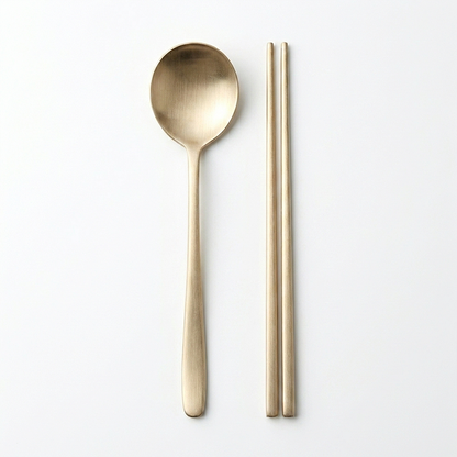 Notdam Moon Cutlery Set – Traditional Antibacterial Tableware | Auntie Kim
