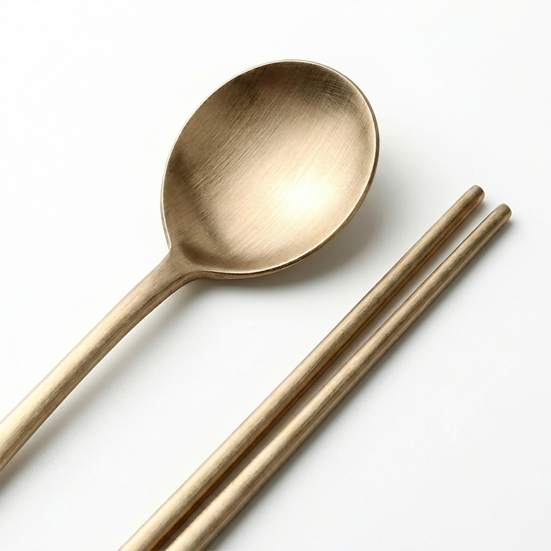 Notdam Moon Cutlery Set – Traditional Antibacterial Tableware | Auntie Kim