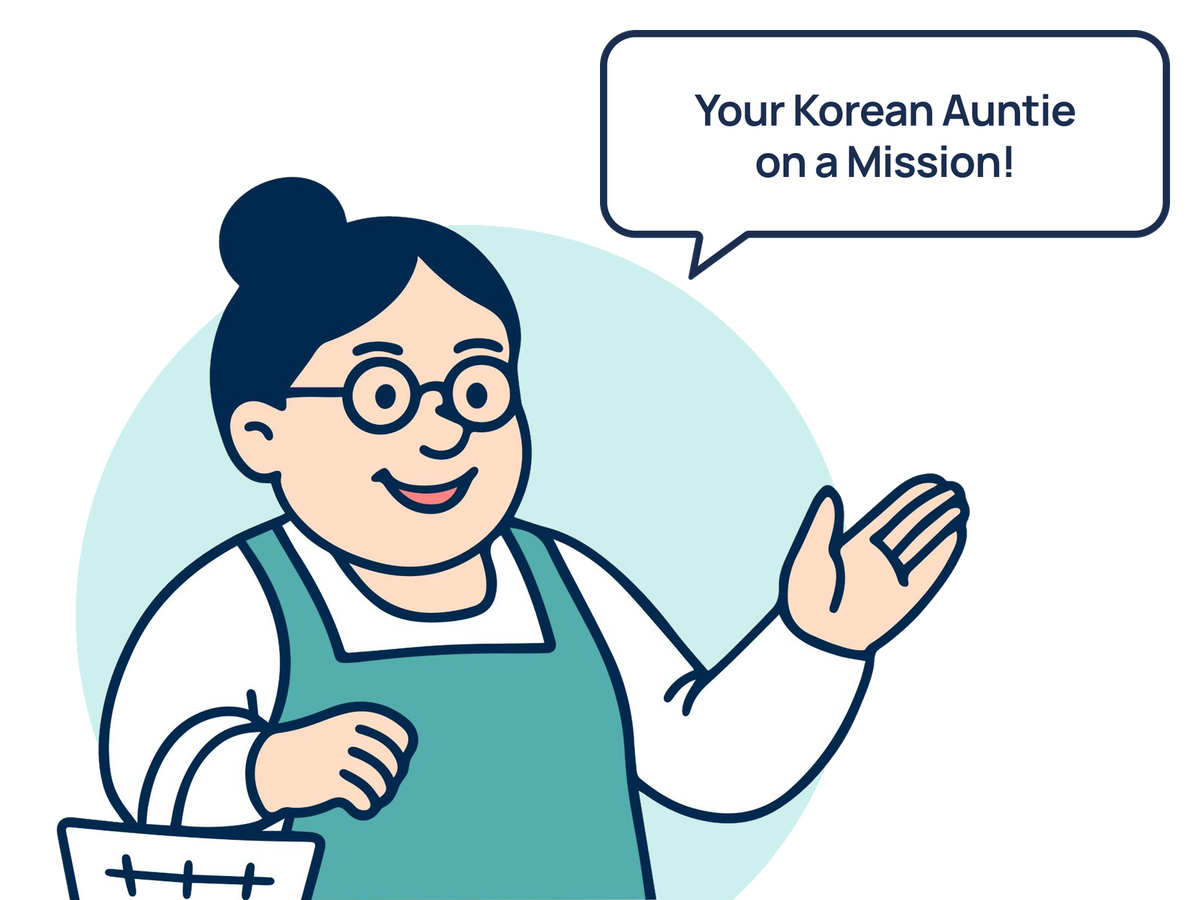 Auntie Kim, your Korean shopping auntie