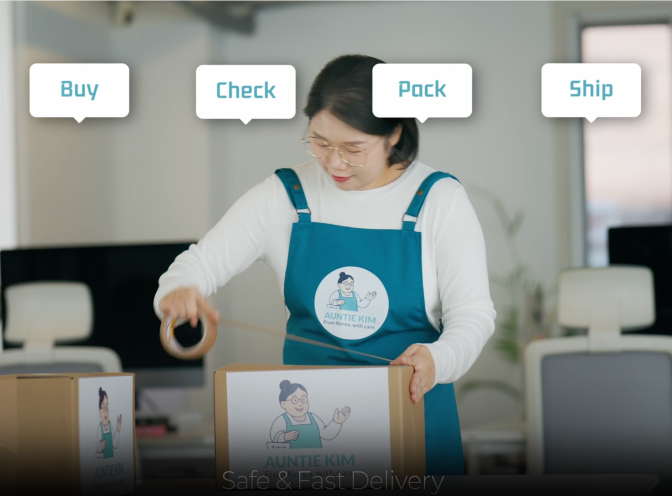 Load video: Auntie Kim Korean Shopping